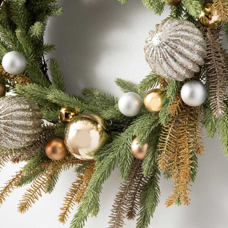 Handcrafted Faux Pine 26'' Wreath