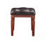 Ensemble de meuble-lavabo traditionnel couleur cerise avec tiroirs de rangement pour tabouret 1 pièce