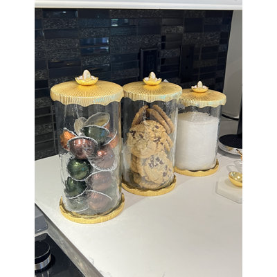Glass Canister - Set of 3