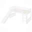Lit mezzanine simple avec glissoire et échelle