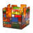 4.75"W Tiffany-Style Geometric Stained Glass Candle Holder