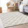 Premium Machine Washable Prisco Ivory Rug