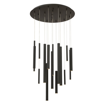 Luminaire suspendu 18 lumières DEL Santana