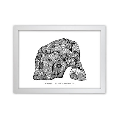 Font Elephant by Carissa Tanton - Print