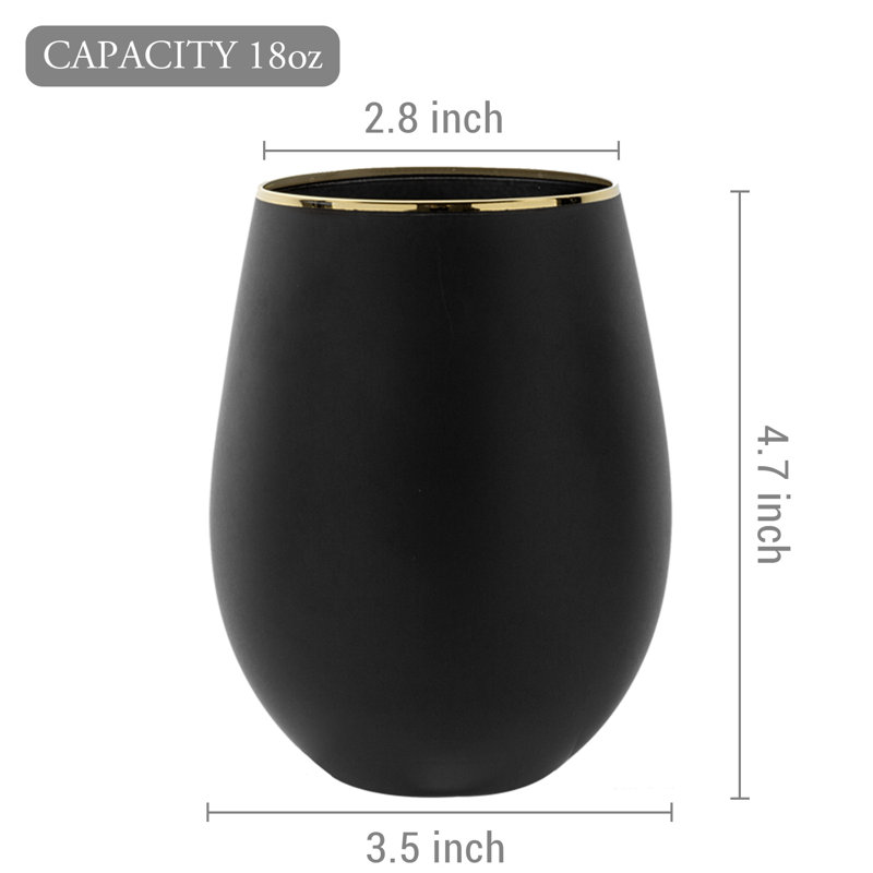 4 Piece 532ml Wine Glass Set