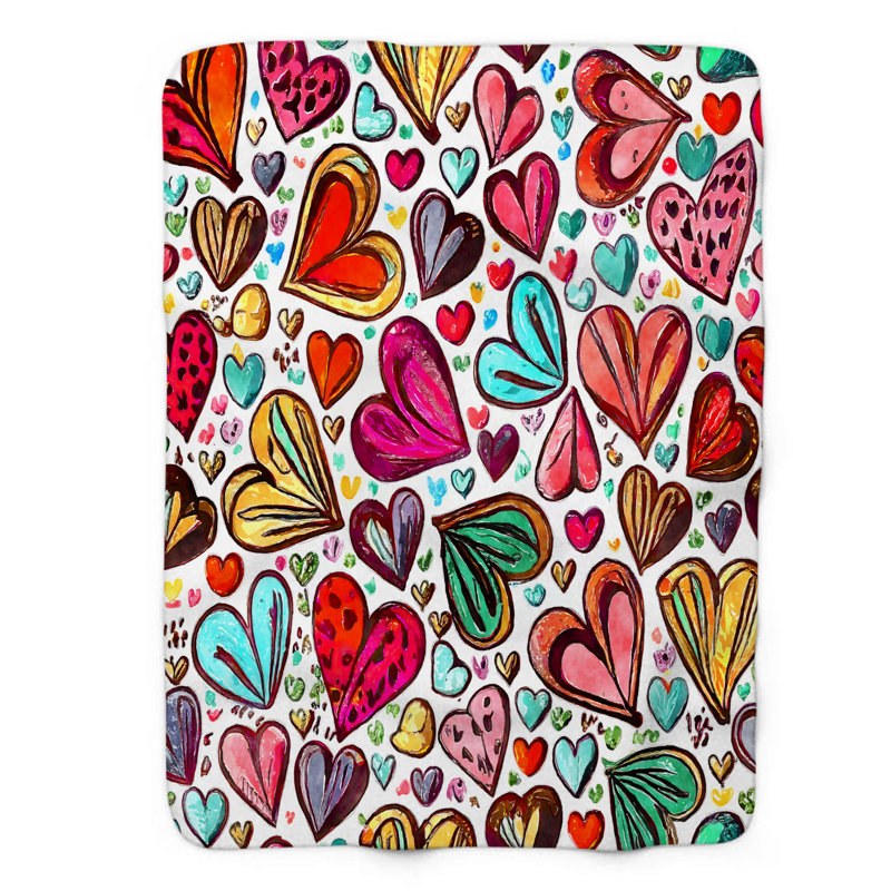 Jeté Joyful Heart Twirl, L 60 po x L 80 po