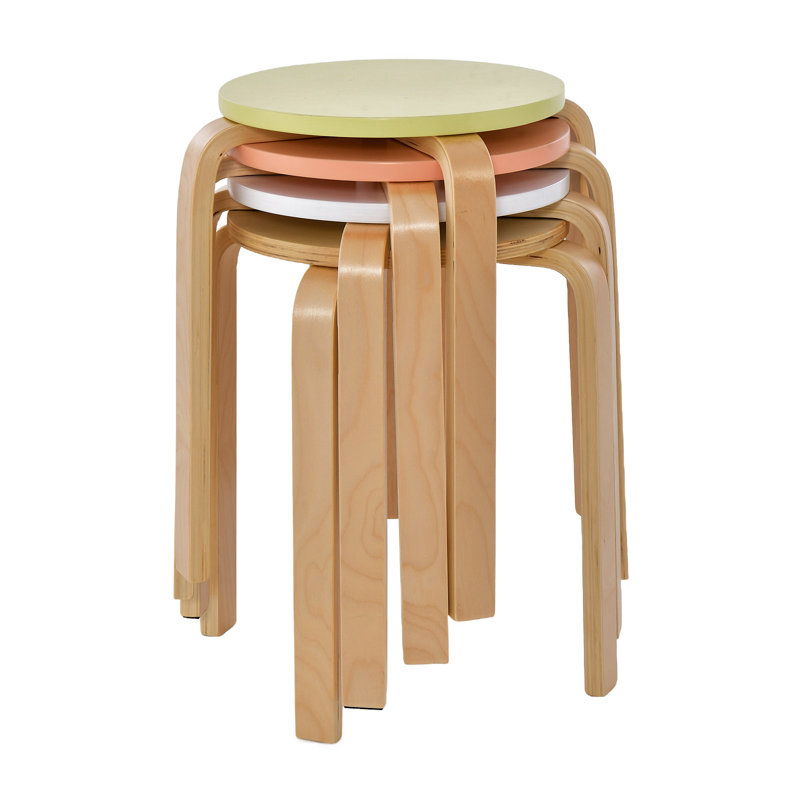 Polebridge Solid Wood Accent Stool
