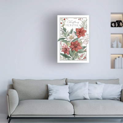 Sasha Christmas Monthly Canvas Art