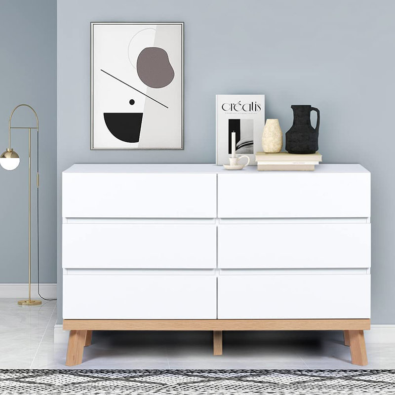 Kryslynn 47.2'' W 6 - Drawer Dresser