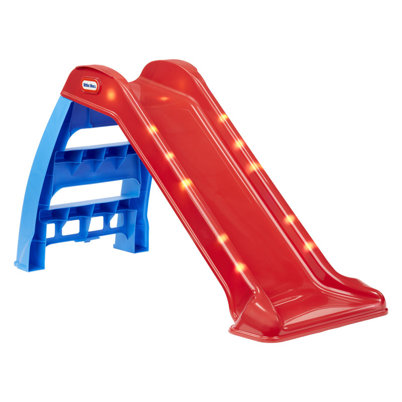 Red and Blue Light-Up Indoor/Outdoor Kids Slide