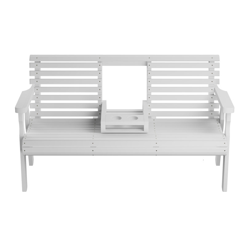 Banc Amish Casual, Teinture blanche demi-solide