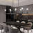 Black Square Candle Chandelier