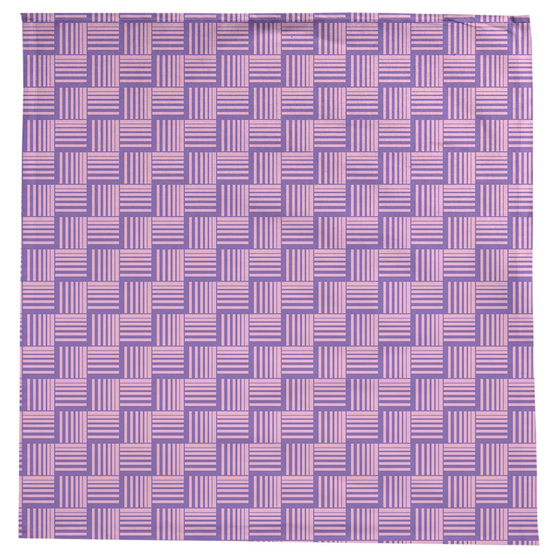 Rayures nattes classiques Nappe, Mauve / Rose