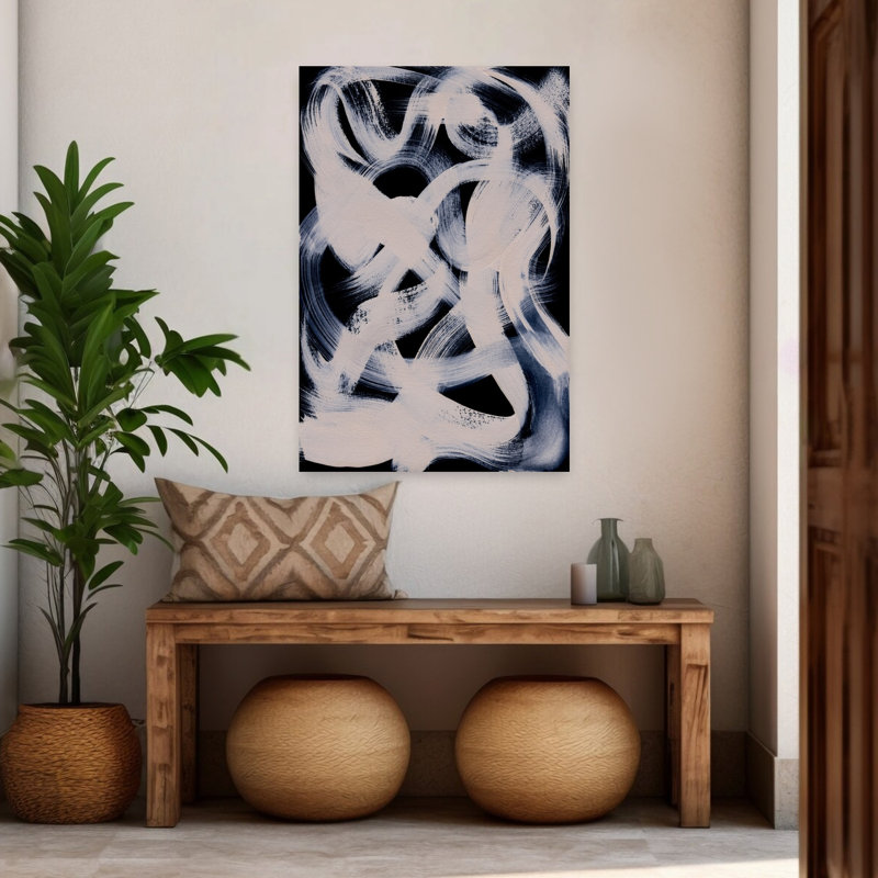 Art contemporain contemporain abstrait, H 48 po x l 32 po
