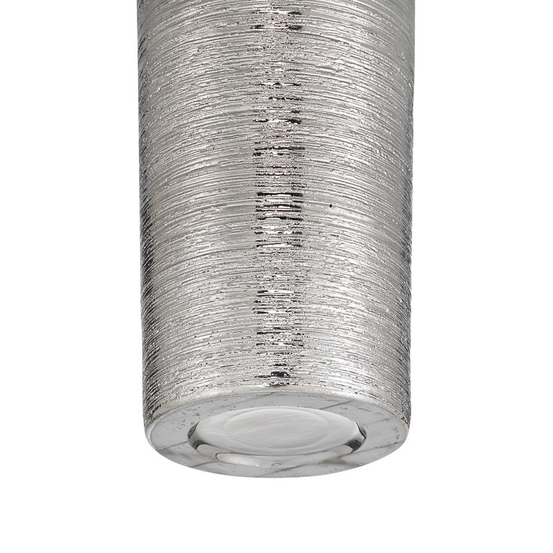 Vase en céramique 12,9 po, Argent argent