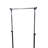 66" Tall Metal Coat Rack With Black Finish