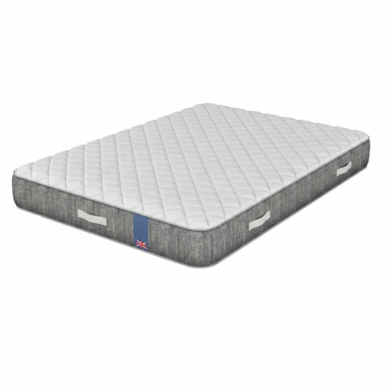 Enhanced Comfort Medium Hybrid Pocket Mattress with Memory Foam and 5 Handles, Kingsize (5')