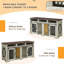 Cage pour chien avec portes doubles-1609785147