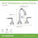 Birch Two-Handle Bathroom Faucet with Push Pop Drain