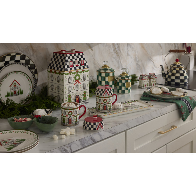 Holly Village Salt And Pepper Set