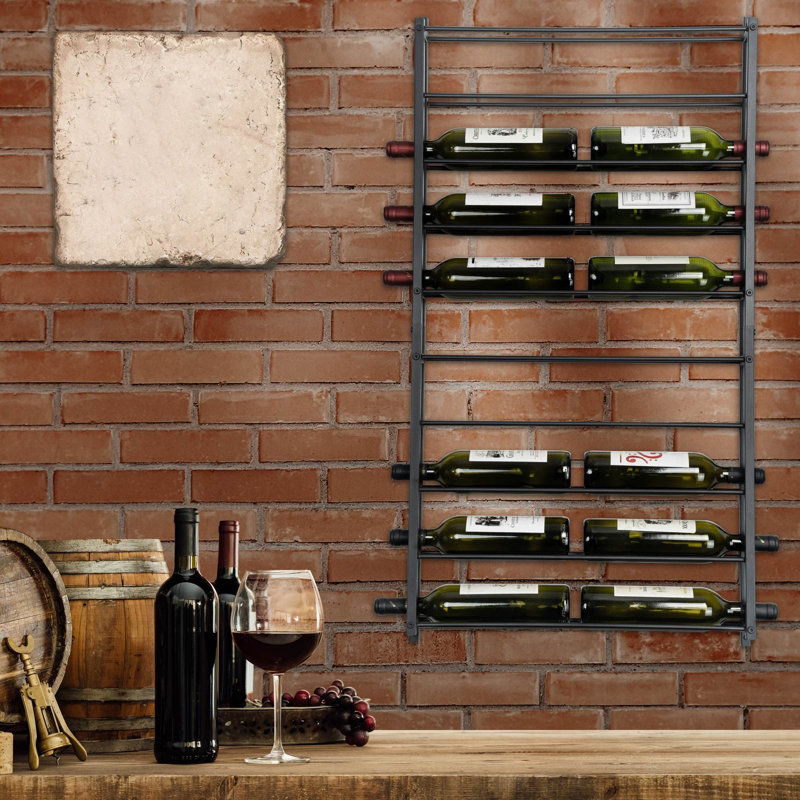 20 Bottles Hanging Wine Rack Wall Mount