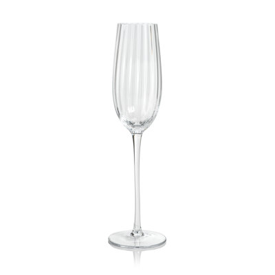 Malden Optic Champagne Flutes, Set of 4