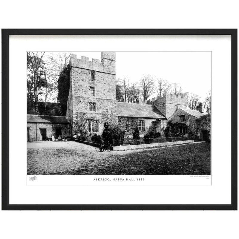 Askrigg, Nappa Hall 1889 - Single Picture Frame Print, 45cm H x 60cm W x 2.3cm D