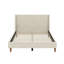 Lit plateforme tapissier sans sommier