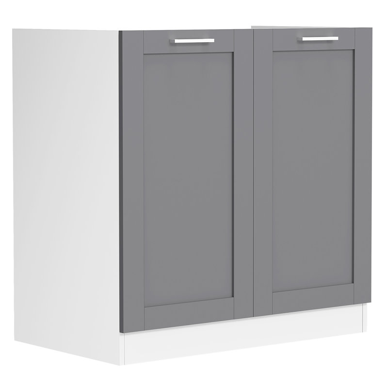 Aitkin Wardrobe, White/Anthracite