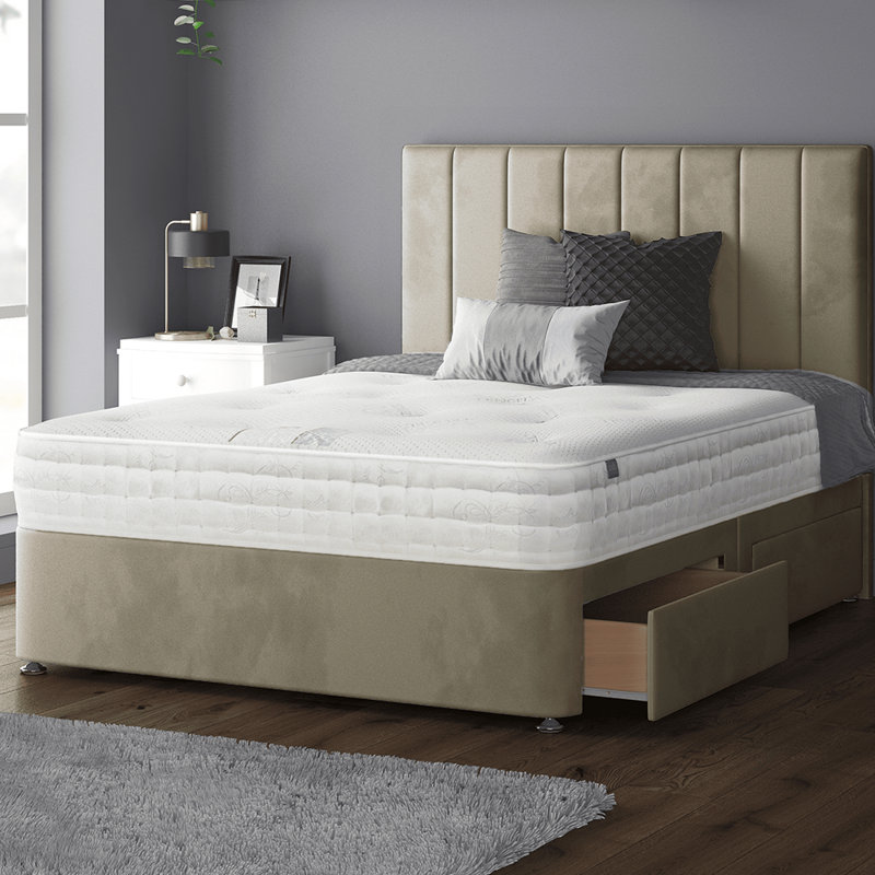 Hedley Upholstered Headboard, Super King (6'), Coffee
