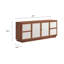 Crédence de rangement l 63,1 po Modway