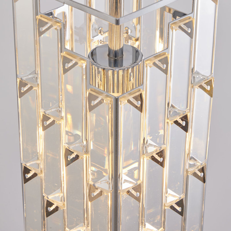 Luminaire suspendu moderne en cristal avec luminaire suspendu pour îlot de cuisine / salon (ensemble de 3)