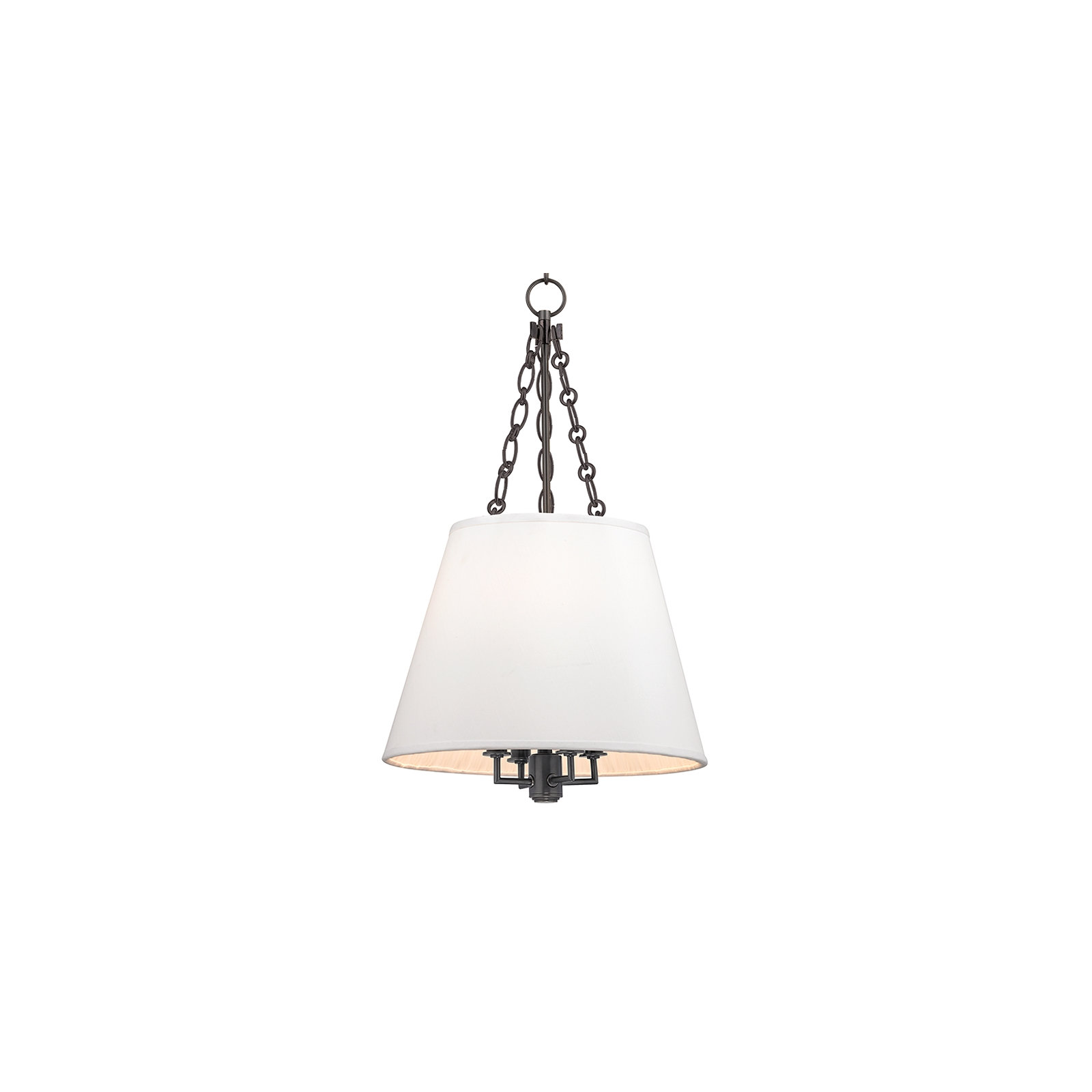 Trejuan 4 Light Faux Silk Pendant, Old Bronze