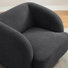 37Inch Upholstered Arm Chair With Wood Legs (Set Of 2)