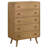 Kegan 5-drawer Bedroom Chest of Drawers Light Ash-947038154