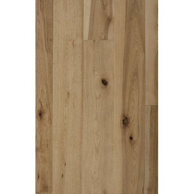 Sahara Hickory 7.5 in. W Not Recommended for Moisture Prone Areas Engineered Solid Hardwood Flooring