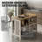 Arrastia Transitional 46.5" W Kitchen Island With Shelf And Open Storage