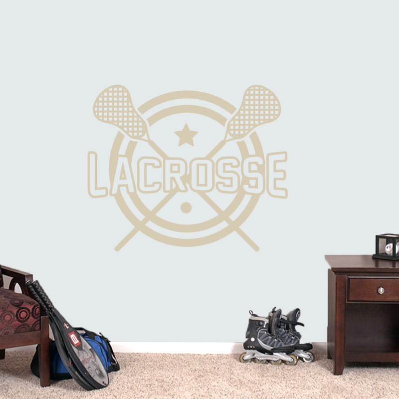Décalcomanie murale le lacrosse le Bushman, Beige clair