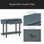 Élégante console rétro avec un design incurvé et un glacis lisse pour les entrées, les salons et les couloirs-4258548
