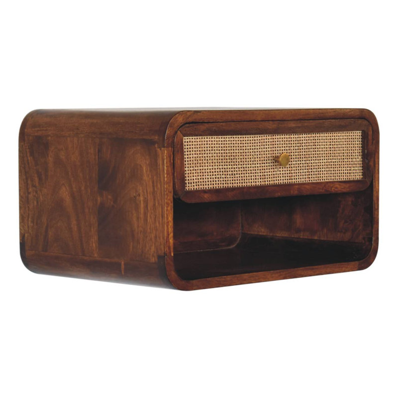 45cm W Solid Wood Bedside Table
