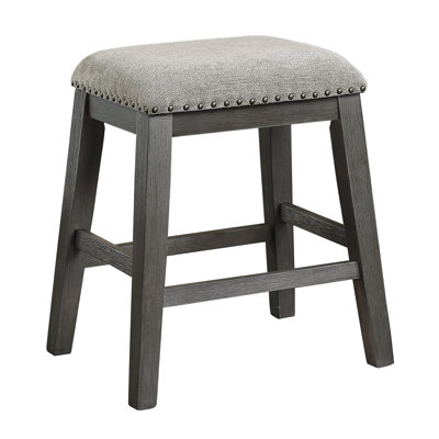 Ensemble de tabouret de bar à hauteur de comptoir avec revêtement et garniture