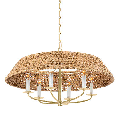 BRADLEY 6 LIGHT CHANDELIER