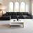 Compression Cloud Sectional Couch With L-Shape Chaise,Modern Modular Sofa With Deep Seat, Upholstered Couches For Living Room Bedroom,No Assembly Required-162846773-162846730-162846728