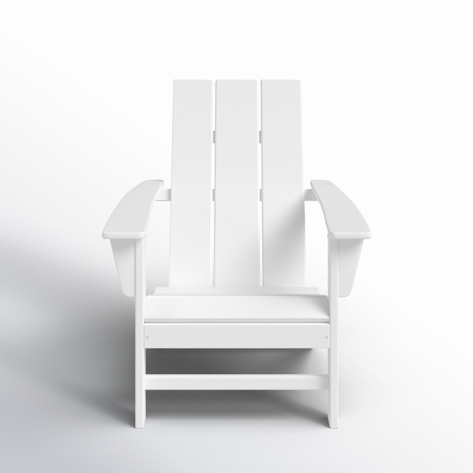 POLYWOOD® Modern Adirondack Chair, White