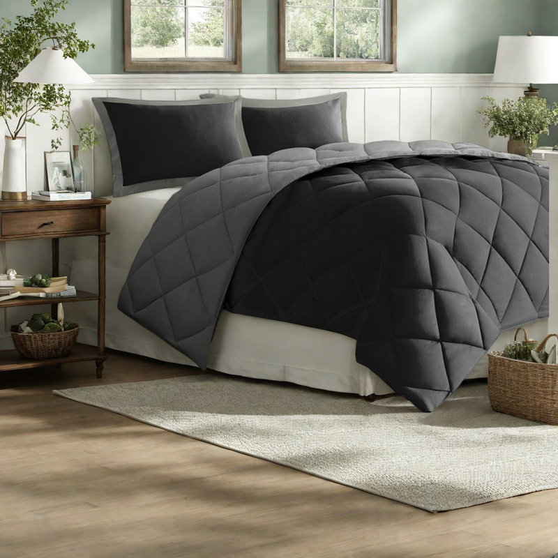 Stain-resistant Bedding Sets, Polyester Reversible, Modern Home