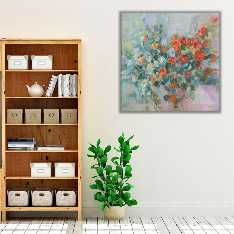 «All the Blooming», reproduction d'art sur toile, H 12 po x l 12 po