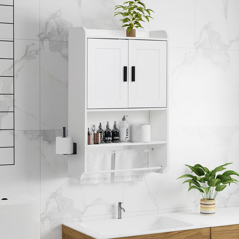 Bathroom Cabinet, White