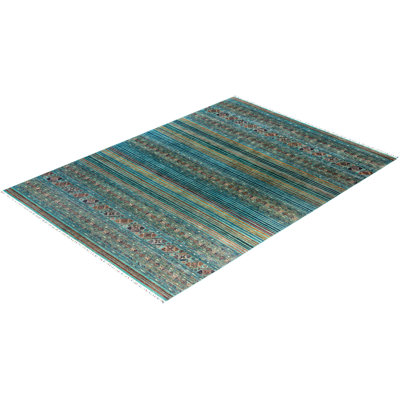 One-of-a-Kind Rectangle 8'8" X 11'11" Hand Knotted Area Rug