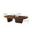 51" Mid century Modern Rectangular Coffee Table, Solid Wood Coffee Table for Livingroom-990520814