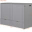 Lit de couleur grise avec tiroir pour un espace paisible dans un espace de gestion pratique-1183199163-1183199160